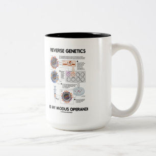 Tasse 2 Couleurs La génétique inverse est mon modus Operandi