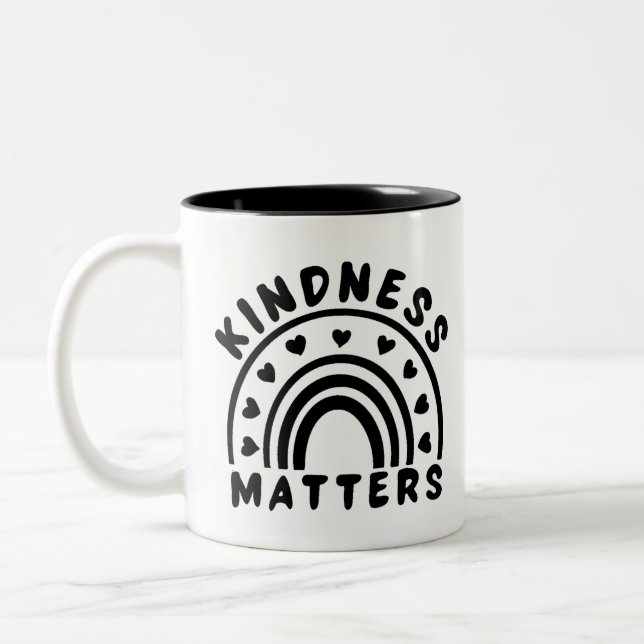 Tasse 2 Couleurs La gentillesse compte (Gauche)