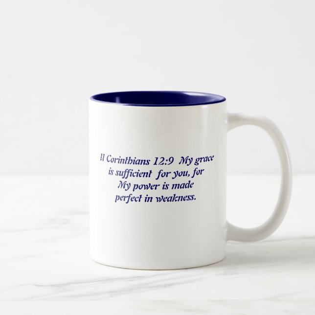 Tasse 2 Couleurs La grâce de Dieu (Droit)