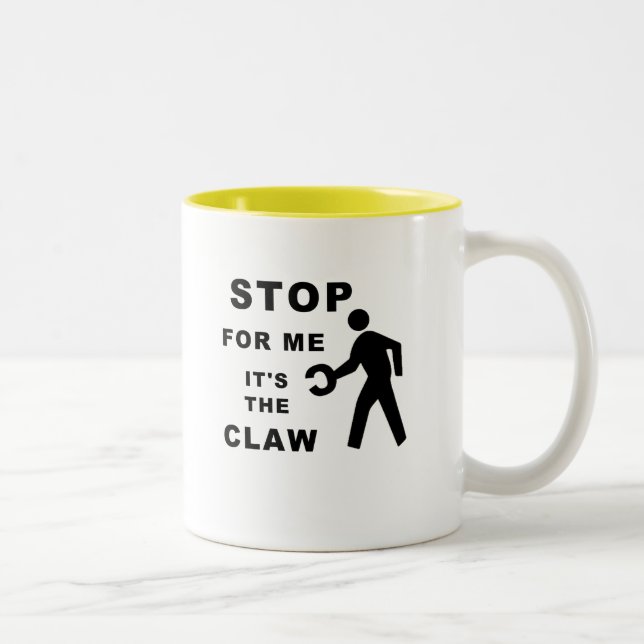 Tasse 2 Couleurs la griffe (Droit)