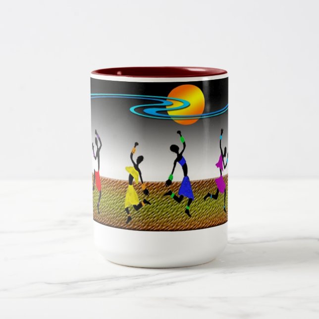 Tasse 2 Couleurs La Joie De La Danse (Centre)