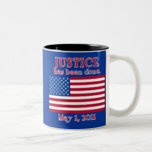 Tasse 2 Couleurs La JUSTICE A ÉTÉ T-shirt FAIT