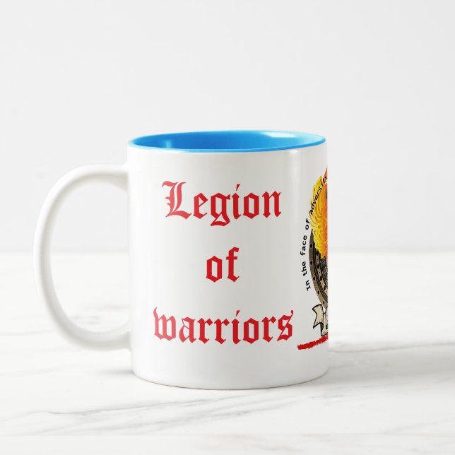 Tasse 2 Couleurs La Légion des Guerriers (Gauche)