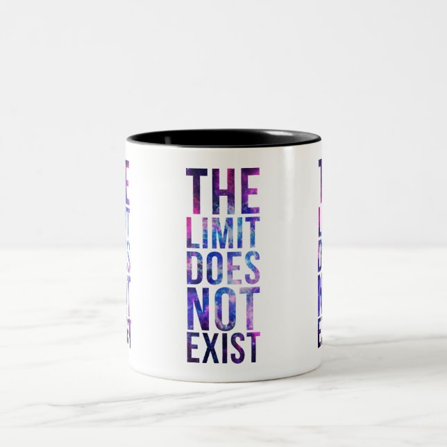 Tasse 2 Couleurs La limite n'existe pas. (Centre)