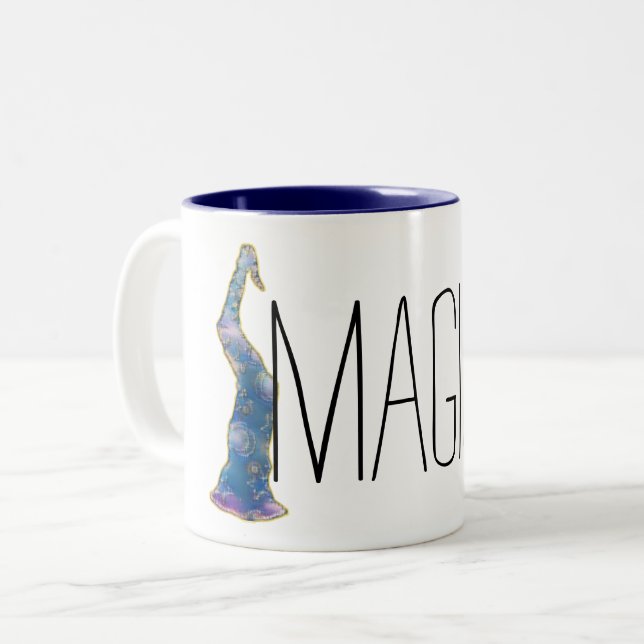 Tasse 2 Couleurs La magie inspirée par Rae Dunn (Devant gauche)