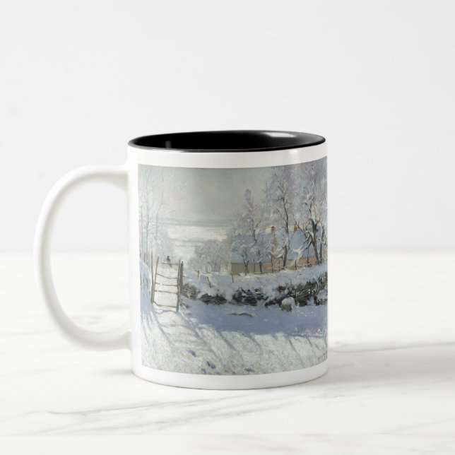 Tasse 2 Couleurs La Magpie de Claude Monet (Gauche)