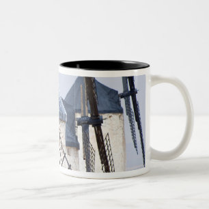 Tasse 2 Couleurs La Mancha, Espagne. Don Quichotte a rendu célèbre 