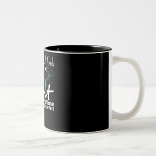 Tasse 2 Couleurs La manière de lire le Knit ma vie serait parfaite