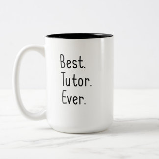 Tasse 2 Couleurs La meilleure appréciation de professeur de tuteur
