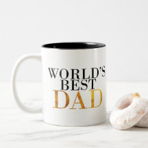 La meilleure conception du papa du monde (or) pour