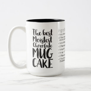 Tasse 2 Couleurs La meilleure recette de gâteau au chocolat, la plu