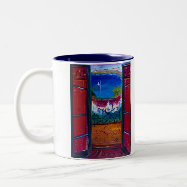 Tasse 2 Couleurs La Mer de Sur (Gauche)