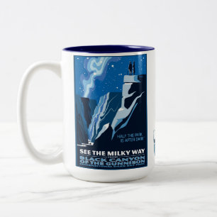 Tasse 2 Couleurs La moitié du parc est après la boue noire