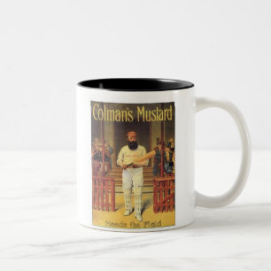 Tasse 2 Couleurs La moutarde Vintage de Colman s'attaque au cricket