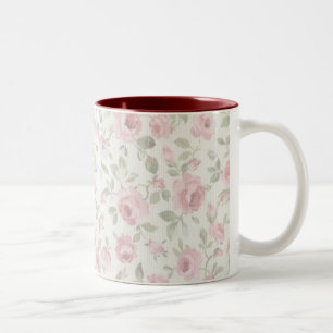 Tasse 2 Couleurs La Musique des roses roses roses de Shabby