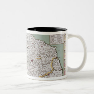 Tasse 2 Couleurs La Norfolk, gravée par Jodocus Hondius