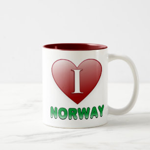 Tasse 2 Couleurs La Norvège