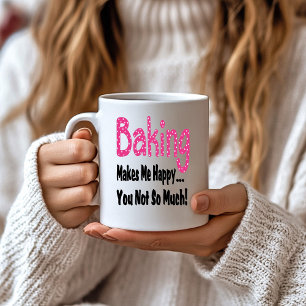Tasse 2 Couleurs La pâtisserie me rend heureux