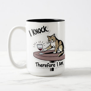 Tasse 2 Couleurs La philosophie du chat