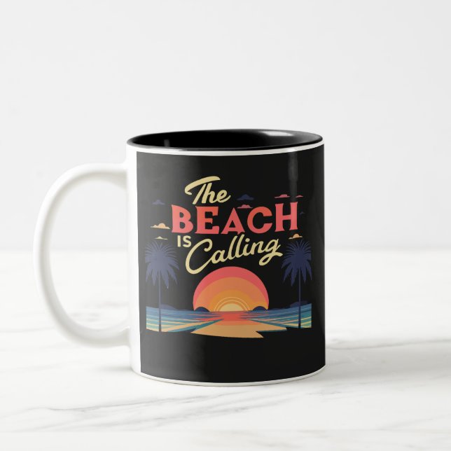 Tasse 2 Couleurs la plage (Gauche)