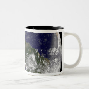 Tasse 2 Couleurs La pleine terre montrant l'Amérique du Nord et de