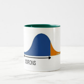 Tasse 2 Couleurs La plupart des personnes sont des débiles