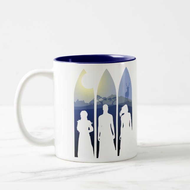 Tasse 2 Couleurs La recherche - faites confiance aux (Gauche)
