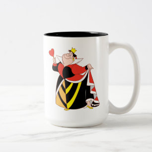 Tasse 2 Couleurs La Reine des Coeurs  Avec Un Petit Pas Et Un Souri