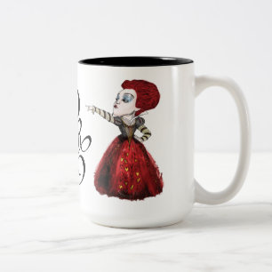 Tasse 2 Couleurs La Reine Rouge  Éteint la tête 2