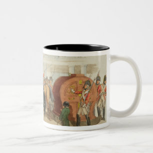 Tasse 2 Couleurs La roue de loterie, gravée par l'artiste, 1805 (a