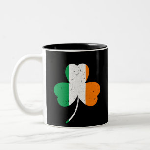 Tasse 2 Couleurs La Saint Patrick, Shamrock irlandaise