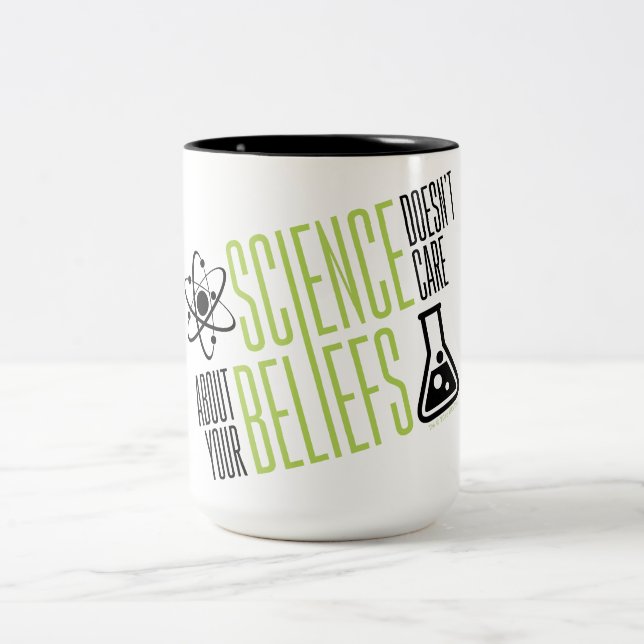 Tasse 2 Couleurs La Science ne s'inquiète pas (Centre)