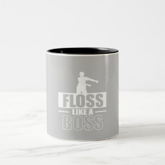Tasse 2 Couleurs La soie aiment un patron