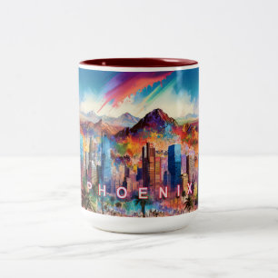 Tasse 2 Couleurs La Vallée Phoenix Du Soleil