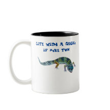 La vie avec un gecko est plus amusante