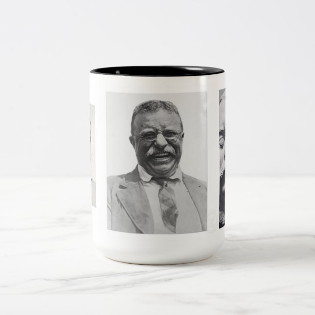 Tasse 2 Couleurs La vie de Teddy Roosevelt (Centre)
