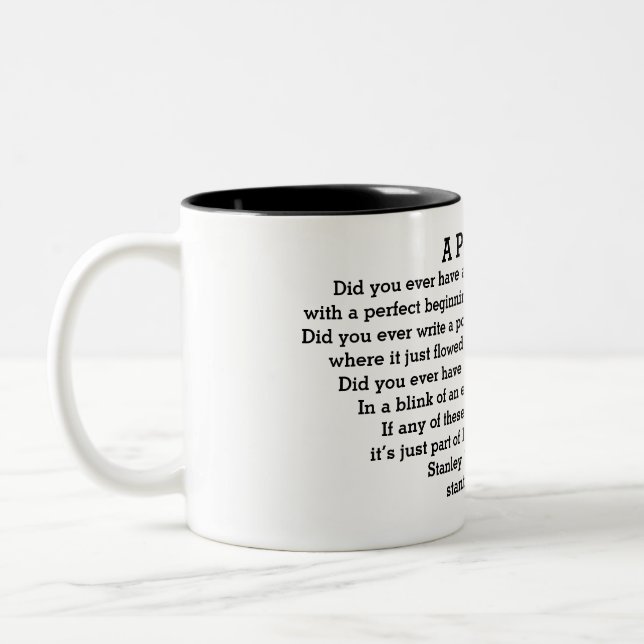 Tasse 2 Couleurs La vie d'un poète (Gauche)
