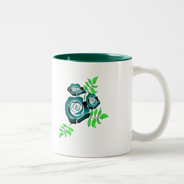 Tasse 2 Couleurs La vie est un rose (Droit)