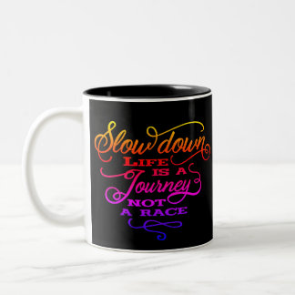 Tasse 2 Couleurs La vie est un voyage
