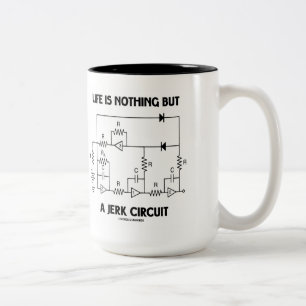 Tasse 2 Couleurs La Vie N'Est Rien D'Autre Qu'Un Humour De Physique