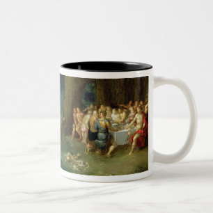 Tasse 2 Couleurs La vie toujours des coquilles avec le festin des