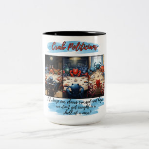 Tasse 2 Couleurs La voie politique du crabe