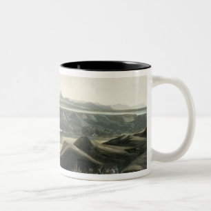 Tasse 2 Couleurs La vue des montagnes rocheuses, plaquent 44 du