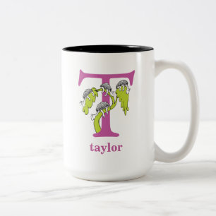 Tasse 2 Couleurs L'ABC du Dr Seuss : Lettre T - Violet   Ajoutez vo