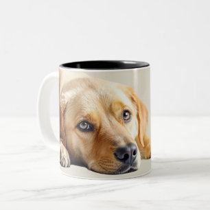 Tasse 2 Couleurs Labrador doré