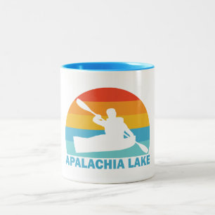 Tasse 2 Couleurs Lac Apalachia Caroline du Nord Kayak