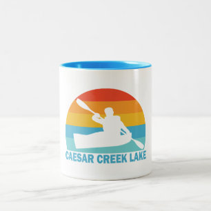 Tasse 2 Couleurs Lac Caesar Creek Ohio Kayak