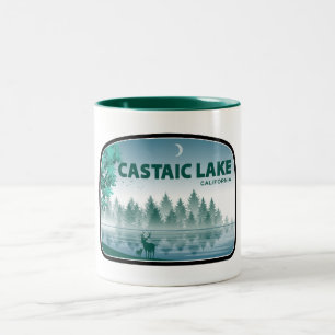 Tasse 2 Couleurs Lac Castaic Cerf Californie