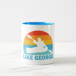 Tasse 2 Couleurs Lac George New York Kayak