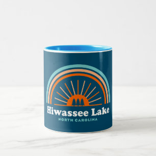 Tasse 2 Couleurs Lac Hiwassee Caroline du Nord Arc-en-ciel